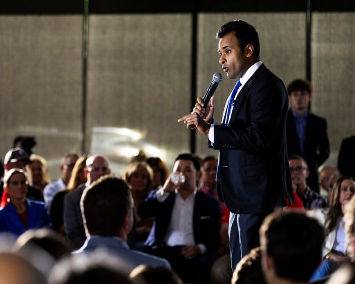 Can Vivek Ramaswamy count on Ohio’s Indian Americans as he struggles to connect with voters? — image supplied by The Guardian US's feed