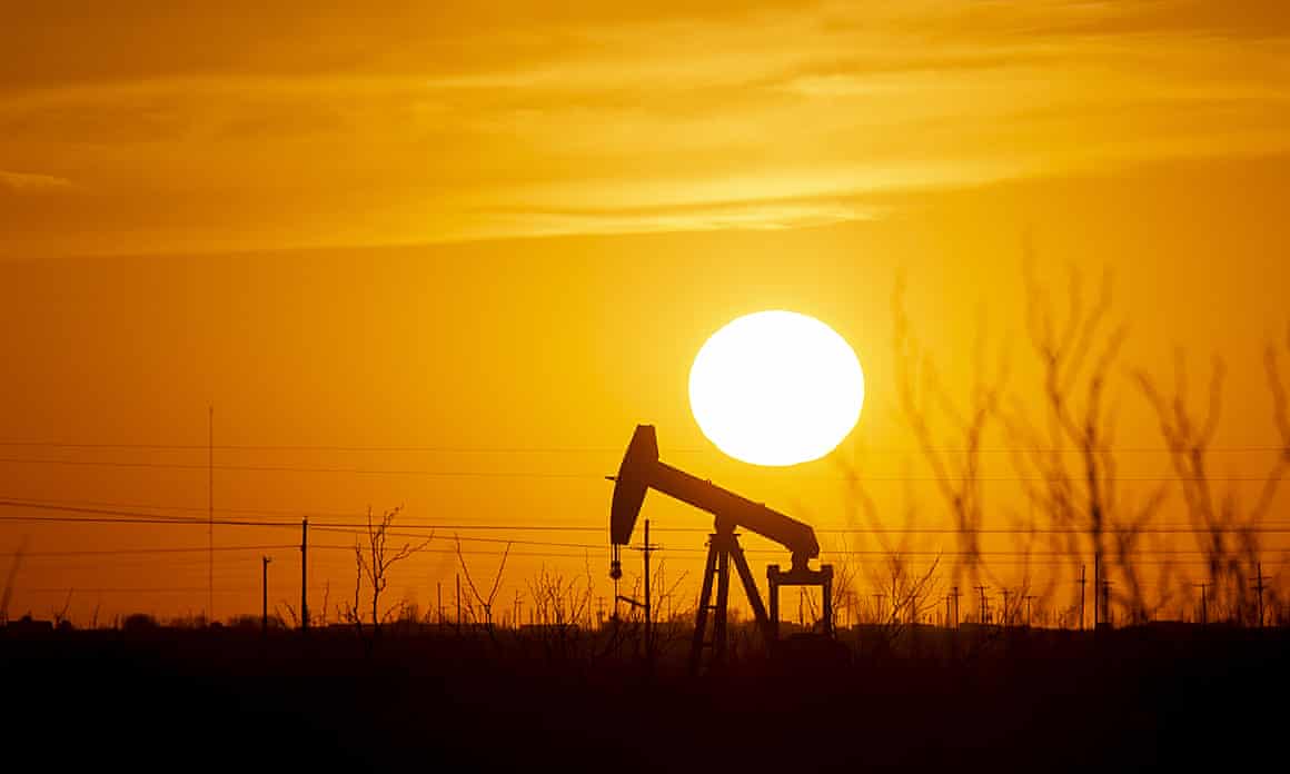 A pump jack lifts out oil in Texas.