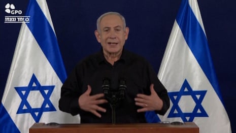 Israel preparing for a ground invasion of Gaza, says Netanyahu – video