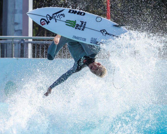 Aerial surfer Hughie Vaughan on wave pools and holding himself accountable to the ocean – video
