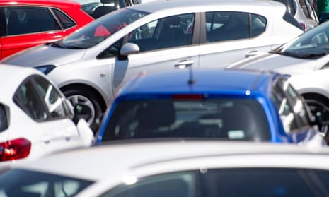 Various cars on display for sale