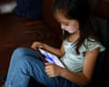 Child using iPad