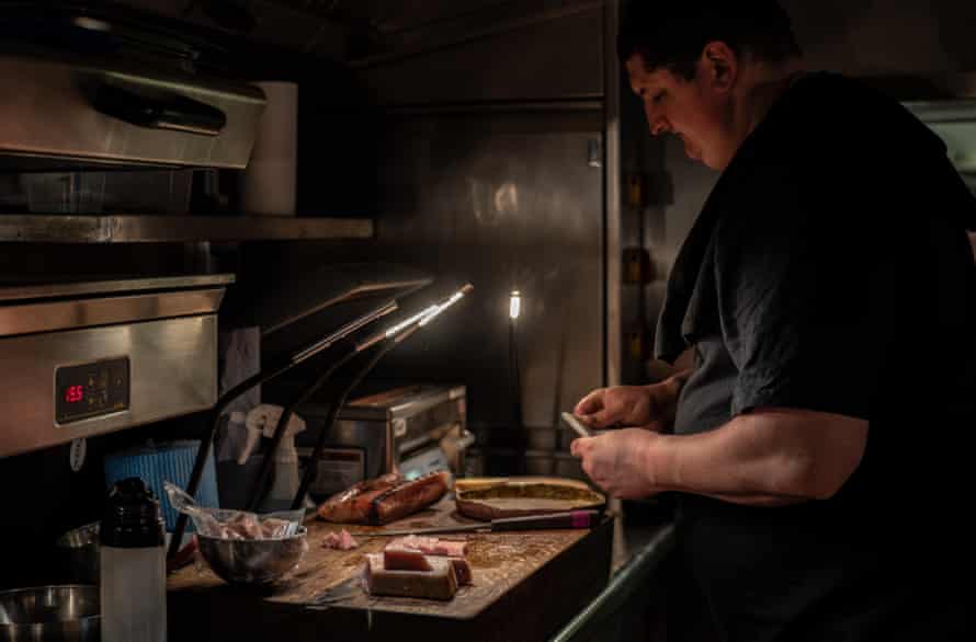 Ward preparing meat