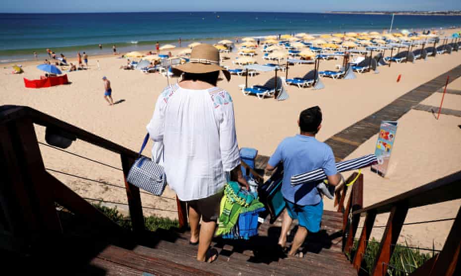 Angela Merkel wants UK travellers to the EU to be quarantined and criticsed Portugal who allow in British tourists without quarantine.