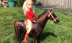 1970s Sindy doll and horse