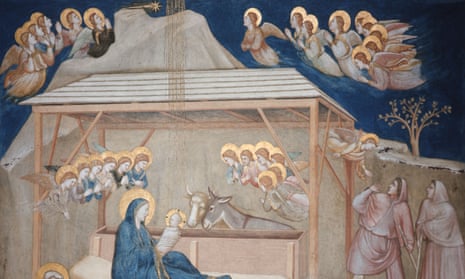 Nativity by Giotto Di Bondone, Lower Basilica of St Francis in Assisi, circa 1310.