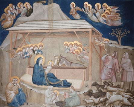 The Nativity by Giotto di Bondone.