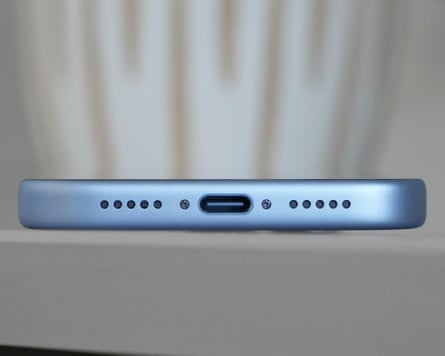 The USB-C port of the iPhone 18 Pro