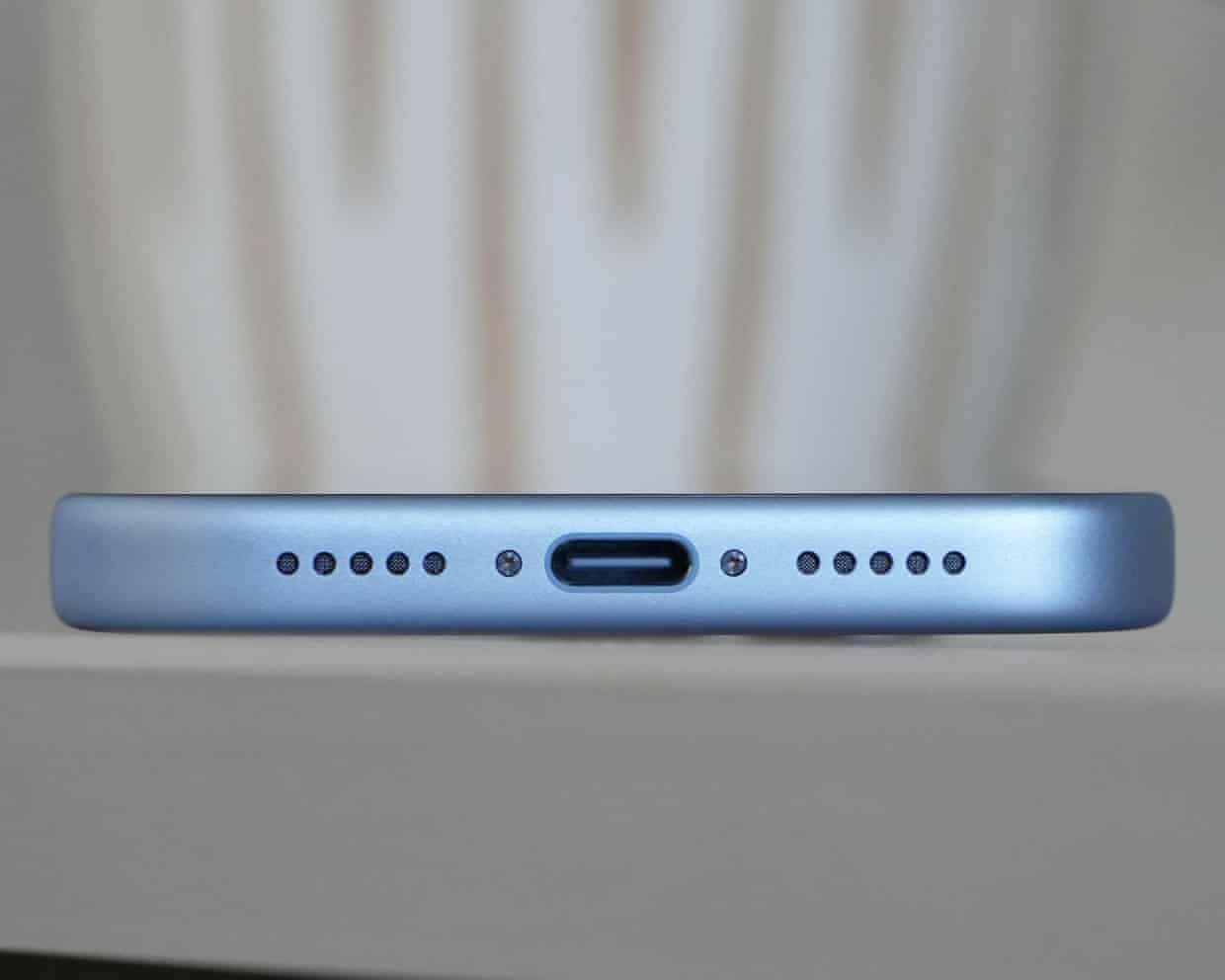 The USB-C port of the iPhone 18 Pro