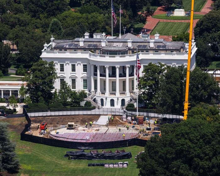 White House confirms new helipad for supersized Marine One helicopter — image supplied by The Guardian US's feed