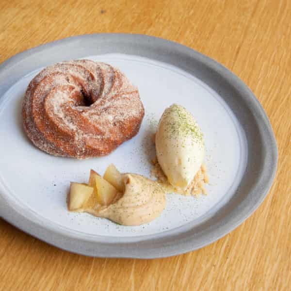 Apricity's 'chouxnut' with apple and double cream: 'The clue is in the name.'