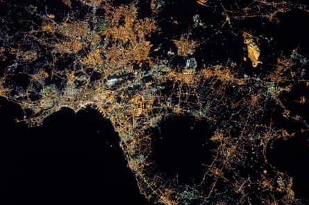 Naples and Campania by night.