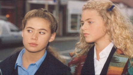 Two school girls in Byker Grove