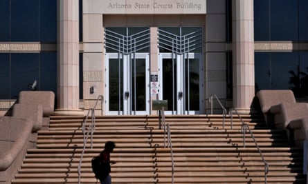 The Arizona supreme court building in Phoenix.