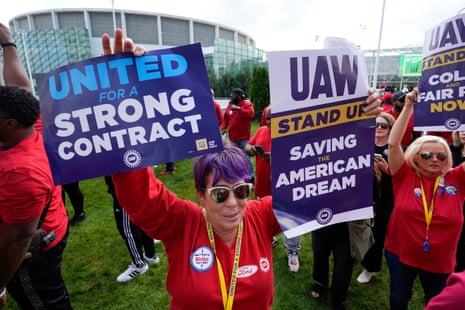The UAW is conducting a strike against Ford, Stellantis and General Motors.