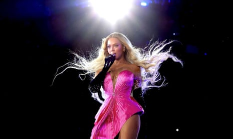 Beyoncé performing on the Renaissance tour in Los Angeles, 1 September 2023.