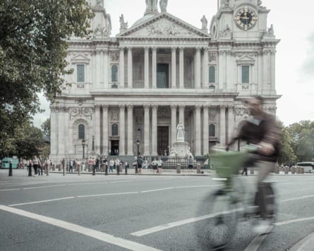 Exterior of St Paul’s Cathedral photographed from across the road