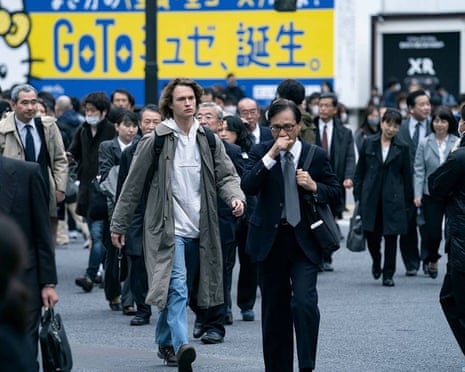 Tokyo Vice, with Ansel Elgort (centre).