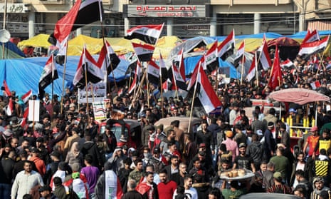 Protesters in Tahrir Square