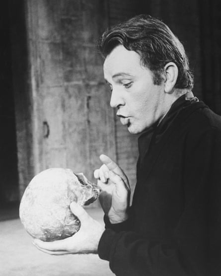 Richard Burton as Hamlet in 1964.