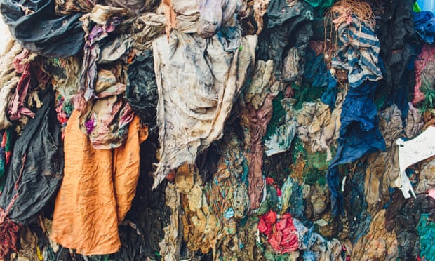 Clothing in landfill