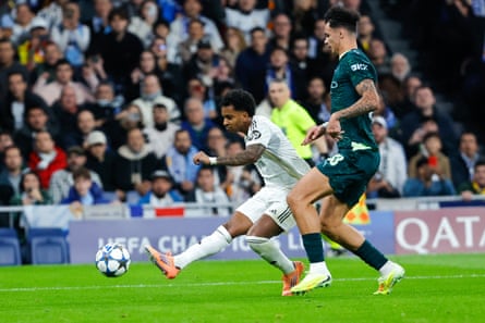 Rodrygo scores for Real Madrid