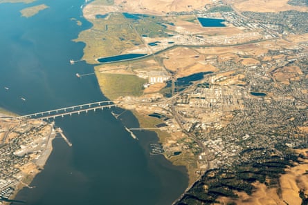 An aerial view of the Benicia.