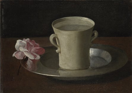 A Cup of Water and a Rose by Francisco de Zurbarán.