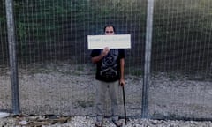 Nima (not his real name) a refugee held on Nauru, whose medical transfer to Australia has been approved – but he remains stuck on the island.
