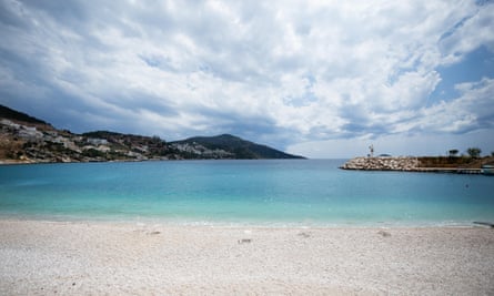 Kalkan’s horseshoe bay.