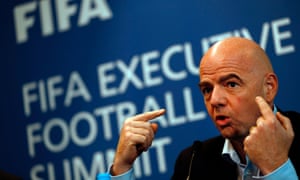 Gianni Infantino made his concerns known about the possibility of the United States hosting the 2026 World Cup at a Fifa summit in London on Thursday.