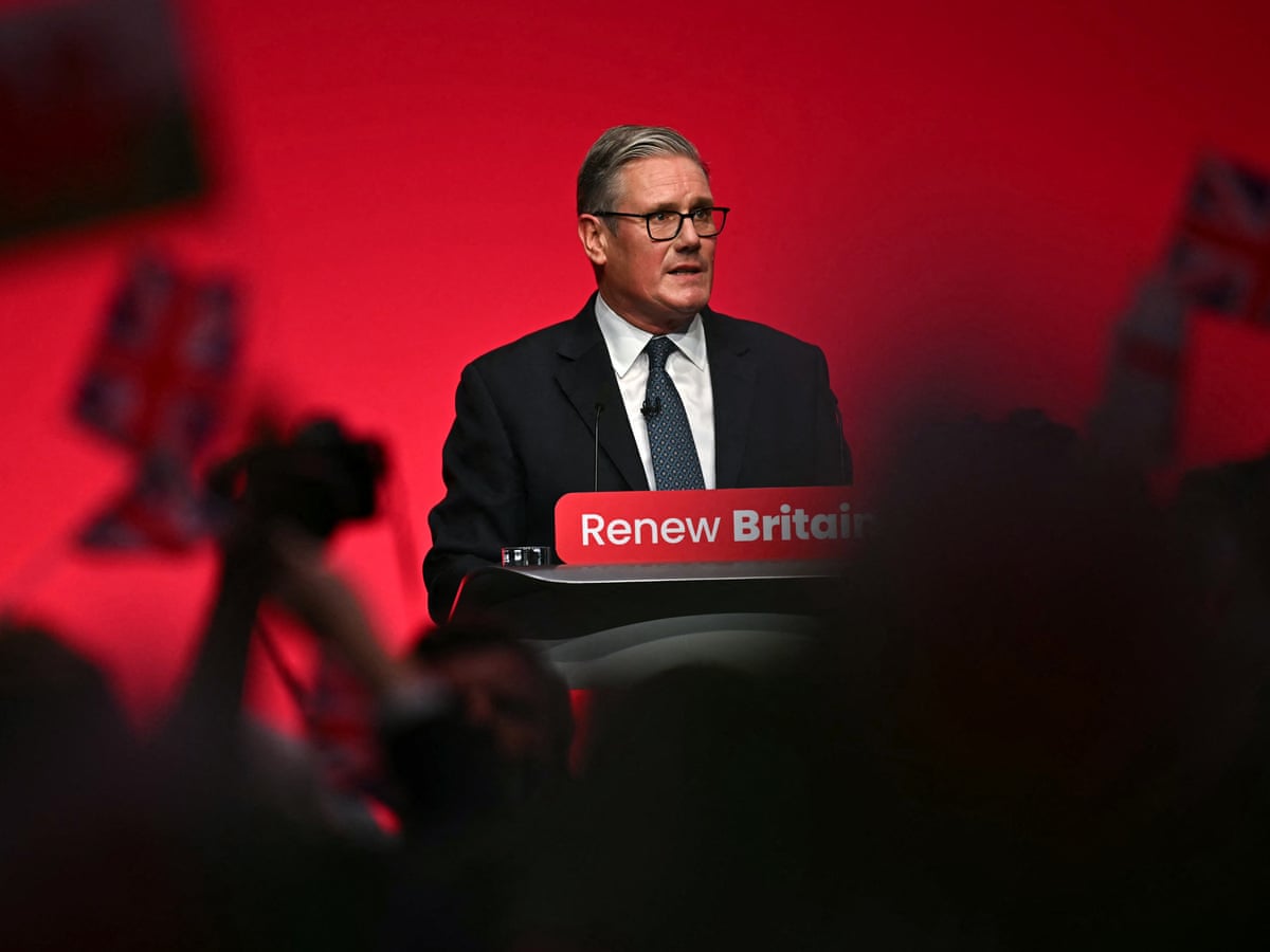 Nigel Farage 'doesn't like Britain', Starmer tells Labour conference – as it happened | Politics | The Guardian