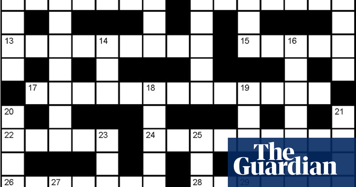 Genius crossword No 198 Crosswords The Guardian