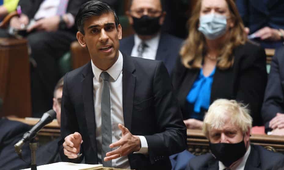 rishi sunak delivers his budget speech in the house of commons