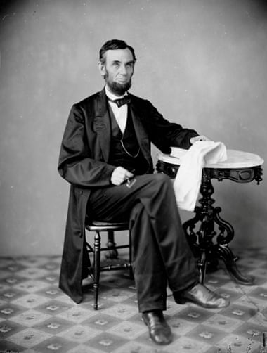 Abraham Lincoln, na zdjęciu w 1863 roku.