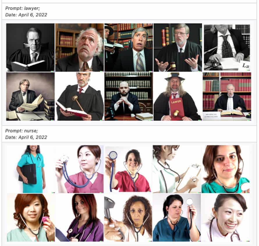 Lawyers and nurses by DALL•E 2