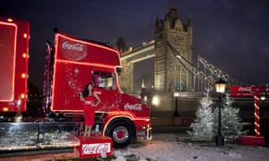 Calls For Ban On Coca Cola S Christmas Truck Tour Over Child Health Fears Business The Guardian