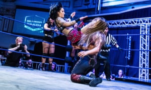 The Australian pro-wrestler Kellyanne Salter competing for Impact Pro Wrestling