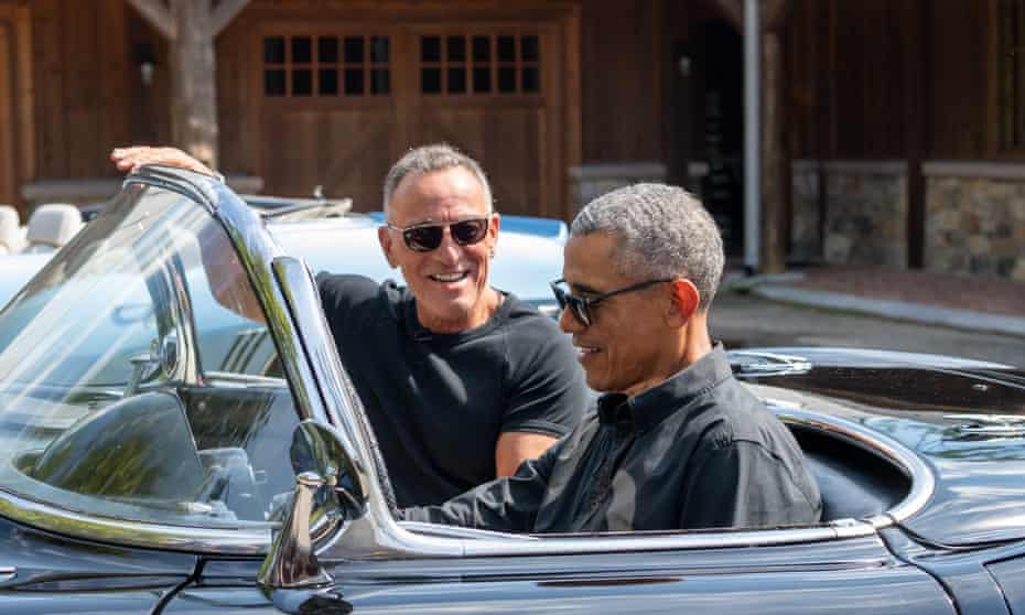 Bruce Springsteen and Barack Obama.