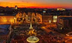 Independence Square, Kyiv, scene of the 2004 protests.