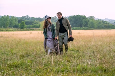 Daisy Edgar-Jones, left, and George MacKay in a scene from Sense and Sensibility.