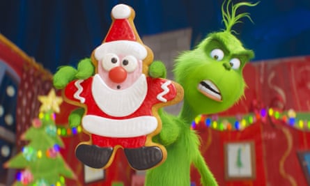 The Grinch, voiced by Benedict Cumberbatch.