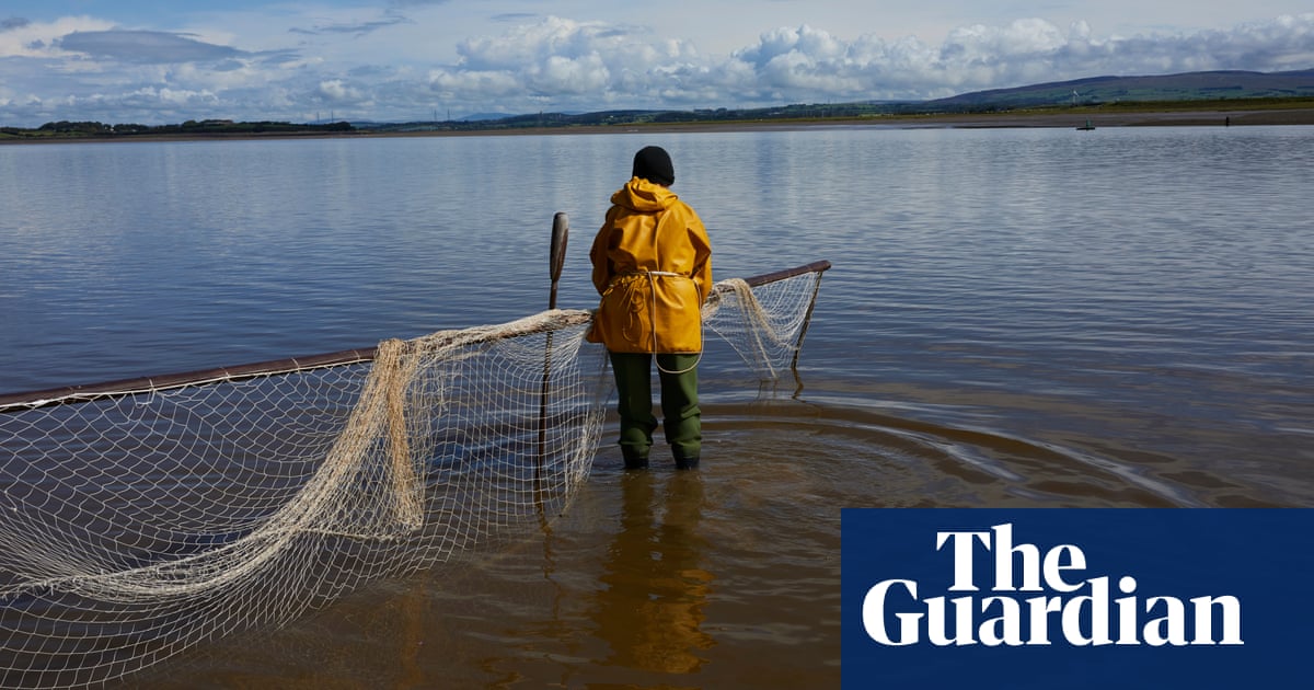 Viking fishing on the river Lune