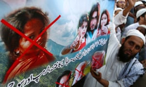 Protesters demonstrate in Karachi in November against Asia Bibi’s release