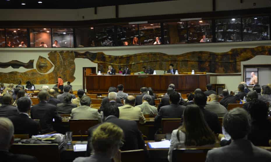 A 2015 meeting of the International Seabed Authority (ISA) in Kingston, Jamaica.