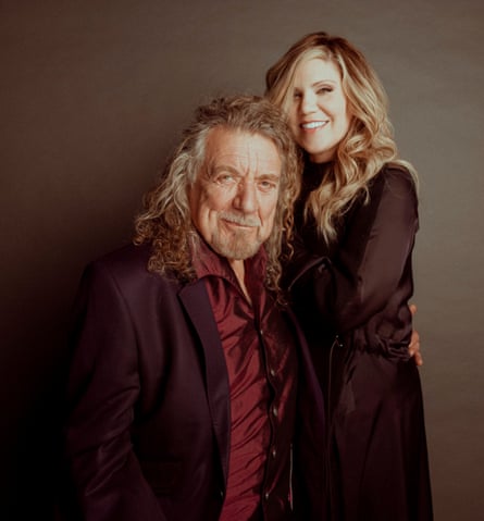 Robert Plant and Alison Krauss photographed at Sound Emporium in Nashville