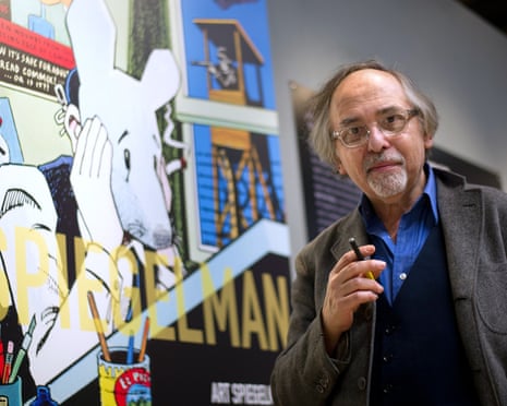 Comic book artist Art Spiegelman in 2012 at an exhibition of his work in Paris.