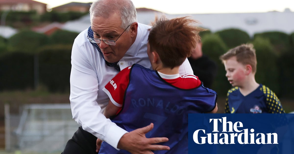 ‘Please tell me he hasn’t gone to hospital’: Morrison the bulldozer knocks over a child while playing soccer