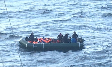 Ten children rescued in the Channel