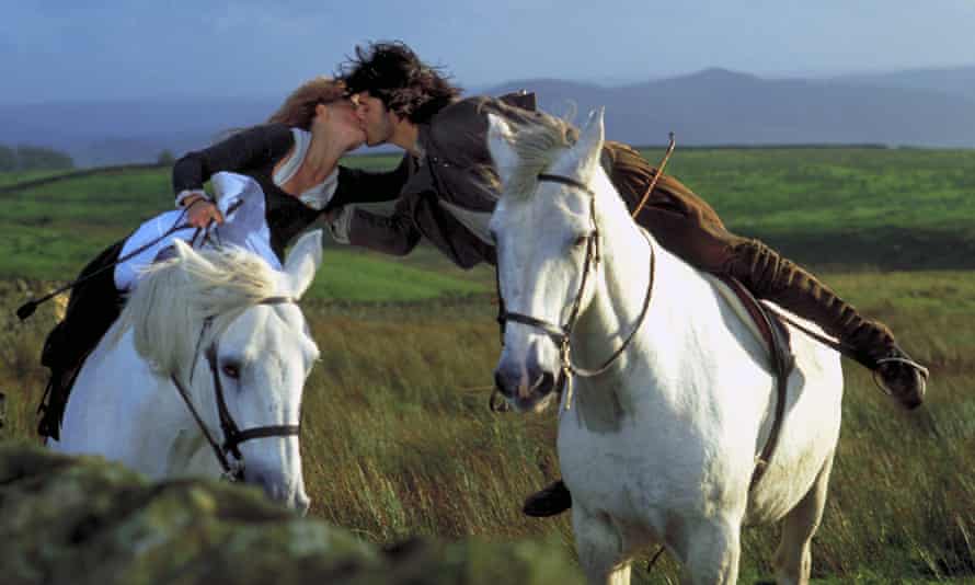 Juliette Binoche and Jason Riddington in the 1992 film adaptation of Wuthering Heights.